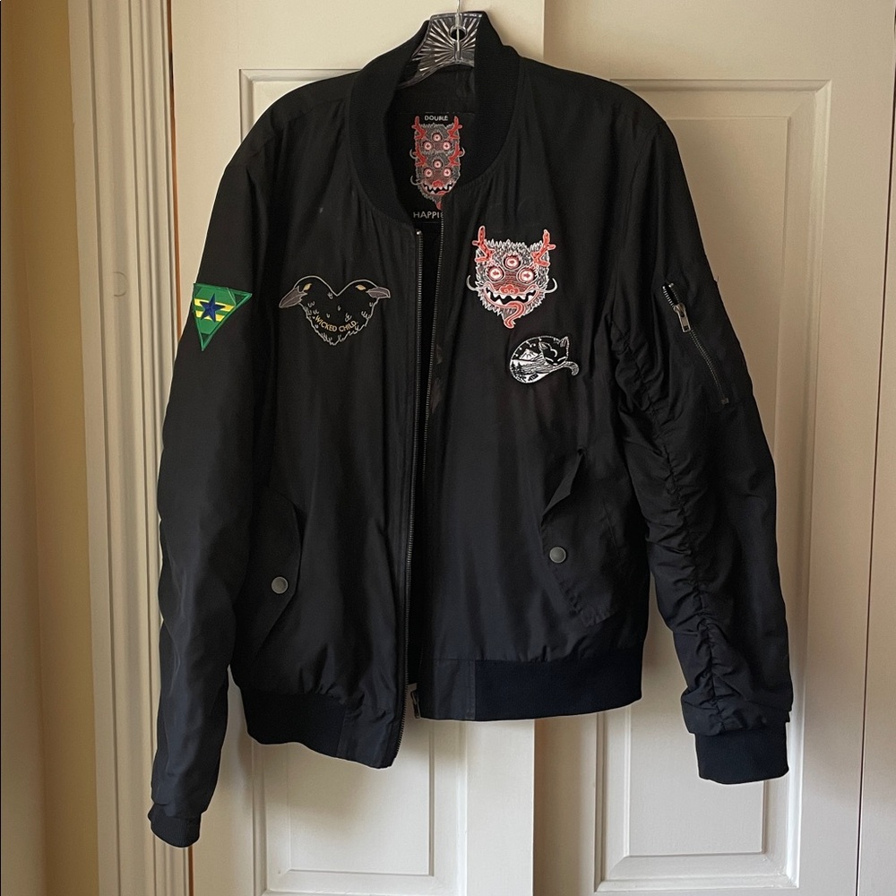 1% Talent embroidered jacket with added patches
